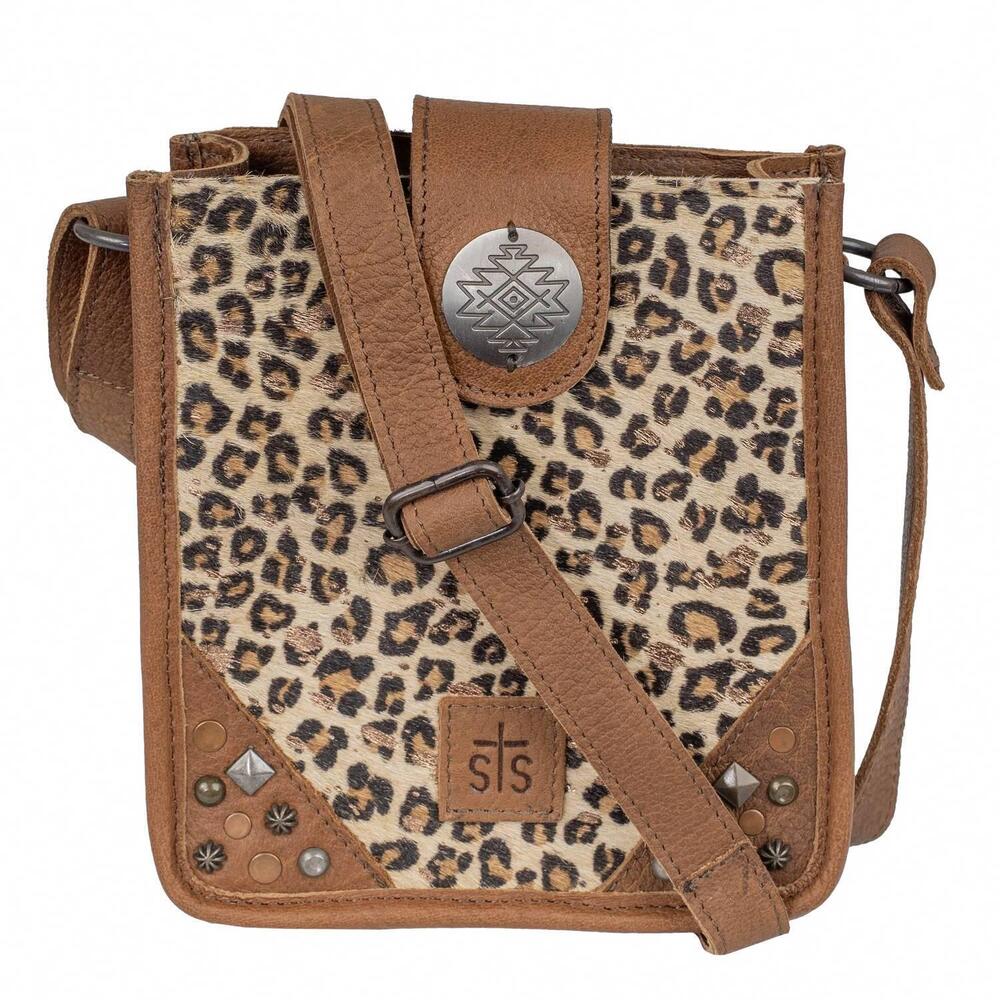 NEW STS RANCHWEAR women's great plains lola crossbody bag in brown